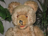 Antique Fechter Austria Bear Rare Blonde Mohair 19 Inch 1950s