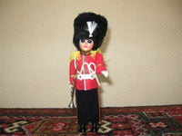 Vintage British Royal Guard Trumpeter Souvenir Costume Doll