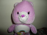 Care Bear Purple Velvet Fun Fair Star Rainbow Heart Stuffed Toy