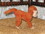 Old Antique German Vari / Baboon Monkey Silk Plush Very Rare