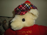 Scotland Vintage Teddy Bear Kilt & Knitted Sweater Jointed 15 inch