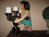 Old Antique 1950's Schuco German Jointed Pinocchio Doll