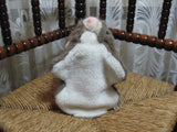 Vintage Dutch Dinotoys Holland Bunny Rabbit Hand Puppet