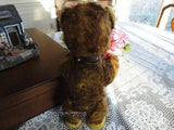 Antique Wind Up Key Mechanical Mohair Bear