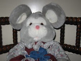 Girl Rabbit Dressed Plush By Commonwealth UK 1991 Rare