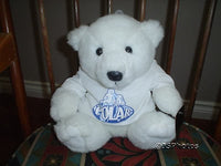 24K Mighty Star Curt Polar Bear Retired 9 Inch White Plush 4185 1996