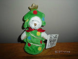 Ganz Wee Bear Village 5 inch Tannenbaum Christmas Plush Retired New with Tags