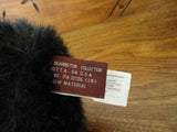 Bearington Bears BLACK BEAR Purse Furry Stuffed Plush Hand Bag