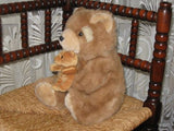 Chosun Int Ohio Soft Sitting Teddy Bear with Baby 86868