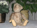 Antique 1949 Steiff Original Teddy Bear Jointed Gray Mohair 35 cm