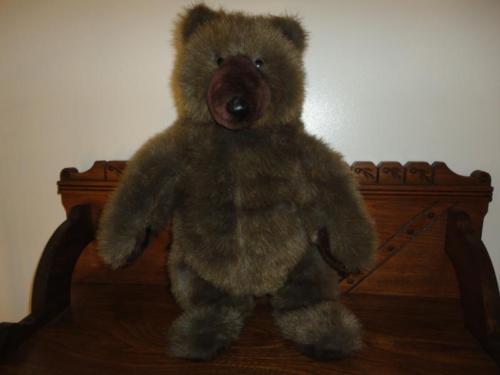 GRIZZLY BEAR DANA 24K Polar Standing Brown Plush 18 inch He | Jadees Antique Bear Shoppe