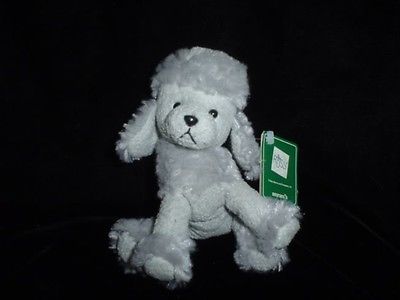 Russ Frenchie French Poodle Dog 4216 Tags 5 Inch Chamois Suedelike Plush