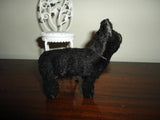 Antique German Black Cat Silk Plush With Spring Inside 3 inch 1903-1914 Pre WW1