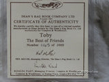 Dean's Rag Book UK Toby The Best of Friends Teddy Bear 2000 Gray Mohair Ltd Ed.