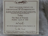 Dean's Rag Book UK Toby The Best of Friends Teddy Bear 2000 Gray Mohair Ltd Ed.