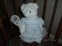 Avon Bear Hat Box Teddies Buttercup 12 Inch Wtags