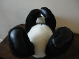 PANDA Plush Fully Jointed Swivel Head RARE UNIQUE Vinyl Paws CHUBBY Body 15 inch