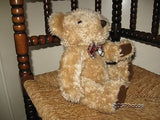 Express Gifts UK Jointed Teddy Bear with Plaid Bow