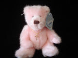 Applause Bears of Faith with Crucifix Necklace Plush Teddy Dan Born Oct 25