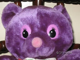 Woodland Bear Company UK Purple Stuffed Plush Bear