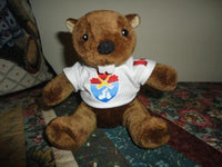 CANADA BEAVER Velvet Plush Yellow Ribbon Bike-A-Thon Tshirt