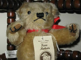 Merrythought Golden Mohair Bear Growler Limited Edition Signed Bonny 396/1000
