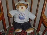 Build A Bear EDMONTON OILERS Hockey Bear 15 Inch
