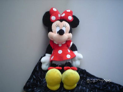 Walt Disney Jumbo Minnie Mouse Stuffed Velvet Doll 20 Inch