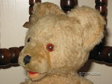 Antique Fechter Austrian 1940s Gold Mohair Old Bear 12 Inch Rare