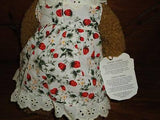 Avon Canada Hat Box Teddies STRAWBERRIE Strawberry Bear 13 in.