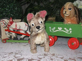 Antique Schuco Disney 1950 Lady and The Tramp Mohair Dogs