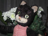 Antique Schuco Germany Bigo Bello Cat 1960 Mohair