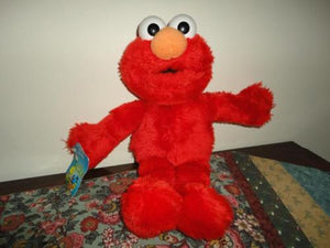 Applause 1997 TALKING ELMO Doll Toy Sesame Street Muppets Jim Henson 15 inch