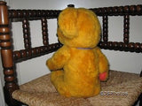 German Antique Jointed Yellow Bear Woodfiber