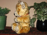 Antique 1930s Dutch Arthur Van Gelden Jointed Teddy Bear Golden Mohair 30cm