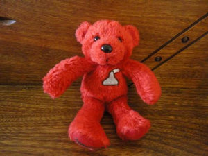 Hershey Kiss Red Plush Little TEDDY BEAR 1990s