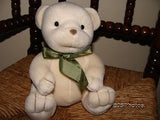 Harrods Knightsbridge Cream Teddy Bear Fleece Rare