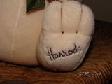 Harrods Knightsbridge Cream Teddy Bear Fleece Rare