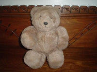 24K Caesar Brown Teddy Bear Plush 12 Inch 4136 Polar Puff Mighty Star 1989