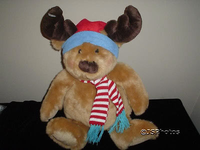 Russ Berrie Reindeer Winter Bear 32268 16 inch Soft