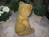 Antique 1930s Hermann Beha Germany Teddy Bear Bear 23 inch Beige Silk Plush