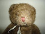 Vintage Faux Mink Plush CARNABY Bear 13 Inch w tag