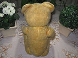 Antique 1930s Hermann Beha Germany Teddy Bear Bear 23 inch Beige Silk Plush