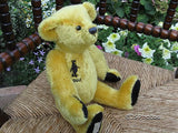 Deans Rag Book UK Yellow Mohair Golden Dawn Teddy Bear Fully Jointed 2000 Ltd Ed.