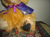 Puli Intl HALLOWEEN BEAR Black Spider on Paw