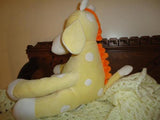 Piccolo Bambino Large Giraffe Babies Plush Toy & Baby Blanket Hand Knitted