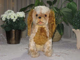 Antique DIEM German Mohair Dog Couple 1910-1915 OLD RARE