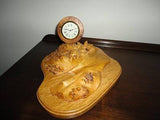 Canadian Maple Wooden Clock Sculpture Artist Fred Sibley Things From Wood