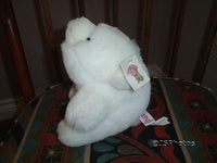 Gund Snuff White Bear Vintage 1980 with Tags