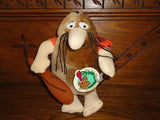 Hanna Barbera 1980 Vintage CAPTAIN CAVEMAN Stuffed Doll Mighty Star Quebec New